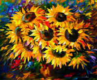 Без бренда «Собранный букет подсолнухов» в Ставрополе в интернет-магазине  Без бренда «Собранный букет подсолнухов» в Ставрополе