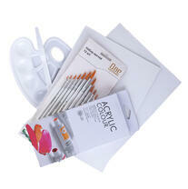 Без бренда «Набор подарочный «Две картинки»: краски акрил 12x12 мл, 2 холста 22x30 на мдф, 10 кистей, мастихин, палитра. Уценка (без упаковки)» в Ставрополе в интернет-магазине  Без бренда «Набор подарочный «Две картинки»: краски акрил 12x12 мл, 2 холста 22x30 на мдф, 10 кистей, мастихин, палитра. Уценка (без упаковки)» в Ставрополе