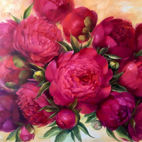 Без бренда «Бордовые пионы (20шт)» в Ставрополе