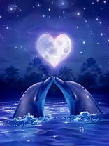 Без бренда «Дельфины под луной вида сердца (20шт)» в Ставрополе