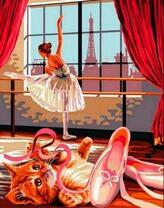 Балерина, котенок и чешки