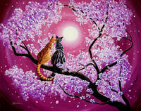 Без бренда «Пара котов на цветущем дереве» в Ставрополе в интернет-магазине  Без бренда «Пара котов на цветущем дереве» в Ставрополе