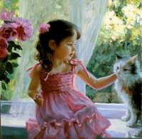 Без бренда «Девочка с кошкой на подоконнике» в Ставрополе