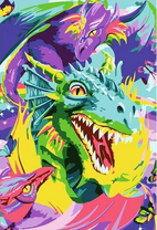 Без бренда «Стая ярких дракончиков» в Ставрополе в интернет-магазине  Без бренда «Стая ярких дракончиков» в Ставрополе