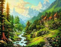 Каменный замок на холме