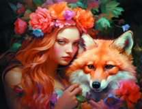 Без бренда «Рыжая девушка и рыжая лисица» в Ставрополе