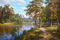 Без бренда «Хвойный лес и река» в Ставрополе в интернет-магазине  Без бренда «Хвойный лес и река» в Ставрополе