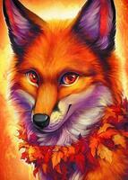 Без бренда «Хитрая лиса с осенним венком» в Ставрополе в интернет-магазине  Без бренда «Хитрая лиса с осенним венком» в Ставрополе